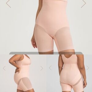 Superpower short rose tan NWOT